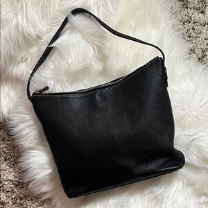 Vintage Kate Spade Black Leather Shoulder Bag